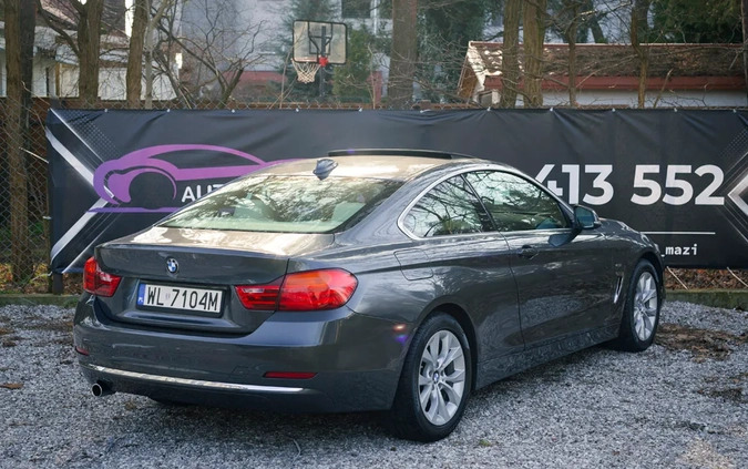 BMW Seria 4 cena 65900 przebieg: 160235, rok produkcji 2013 z Legionowo małe 781